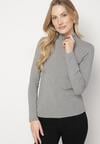 Szara Bluzka Golf Typu Longsleeve Altera