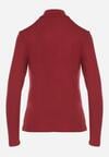 Bordowa Bluzka Golf Typu Longsleeve Altera