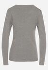 Szara Bluzka Typu Longsleeve Unelessa