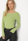 Zielona Bluzka Typu Longsleeve Unelessa