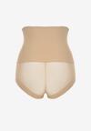 Beżowe Majtki Modelujące z Wysokim Stanem Liredia