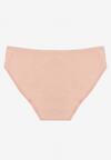 Różowe Gładkie Majtki Figi z Bawełny Venessila