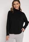 Pulover pe gât Negru