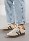 Sneakers Bej cu maro