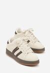 Sneakers Bej cu maro