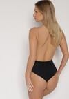 Czarne Bieliźniane Body z Odkrytymi Plecami i Wyciętym Dekoltem Terise