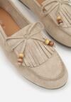 Mocasini Bej închis