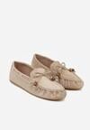 Mocasini Bej închis