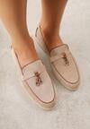 Mocasini Bej închis