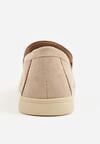 Mocasini Bej închis