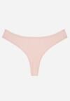 Różowe Majtki Typu Stringi z Bawełną Asoia