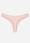 Różowe Majtki Typu Stringi z Bawełną Asoia