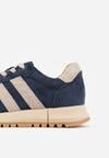 Sneakers Bleumarin cu bej