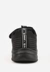 Czarne Buty Sportowe Sneakersy Ozdobione Tłoczeniem  Erasmysios