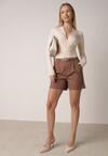 Pantaloni scurți Maro