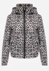 Panterkowa Kurtka Przejściowa w Panterkę z Odpinanym Kapturem Antolea