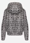 Panterkowa Kurtka Przejściowa w Panterkę z Odpinanym Kapturem Antolea