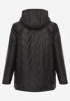 Czarna Przejściolwa Pikowana Kurtka z Odpinanym Kapturem Nevistta