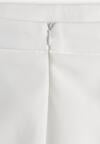 Biała Gładka Spódnica VICES o Ołówkowym Kroju Abilura