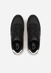 Czarne Buty Sportowe Sneakersy na Grubej Podeszwie Nerola
