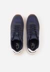 Granatowe Buty Sportowe Sneakersy na Grubej Podeszwie Nerola