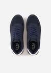 Granatowe Casualowe Buty Sportowe Typu Sneakersy Glorelle
