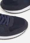 Granatowe Casualowe Buty Sportowe Typu Sneakersy Glorelle