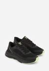 Pantofi sport Negru cu verde