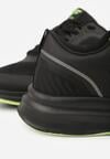 Pantofi sport Negru cu verde