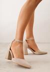 Pantofi cu toc Bej închis