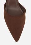 Pantofi cu toc Maro