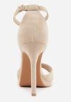 Pantofi stiletto Bej