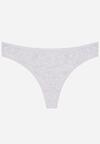 Szare Majtki Typu Stringi z Bawełną Asoia