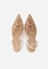 Pantofi stiletto Bej