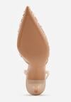 Pantofi stiletto Bej