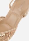 Pantofi stiletto Bej