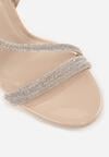 Pantofi stiletto Bej