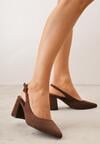 Pantofi cu toc Maro