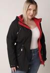 Geacă Neagră cu roșu