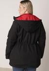 Geacă Neagră cu roșu