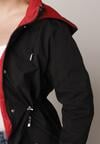 Geacă Neagră cu roșu