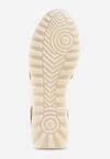 Sneakers Bej cu auriu