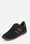 Sneakers Negru cu maro