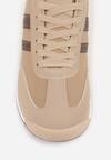 Sneakers Bej cu maro