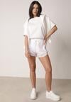 Pantaloni scurți Albi