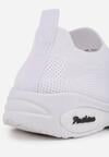 Białe Wsuwane Buty Sportowe Sneakersy z Siateczkową Cholewką Oaradah