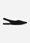 Czarne Balerinki w Stylu Slingback Adriame