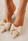 Pantofi stiletto Bej