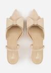 Pantofi stiletto Bej