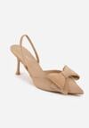 Pantofi stiletto Bej închis